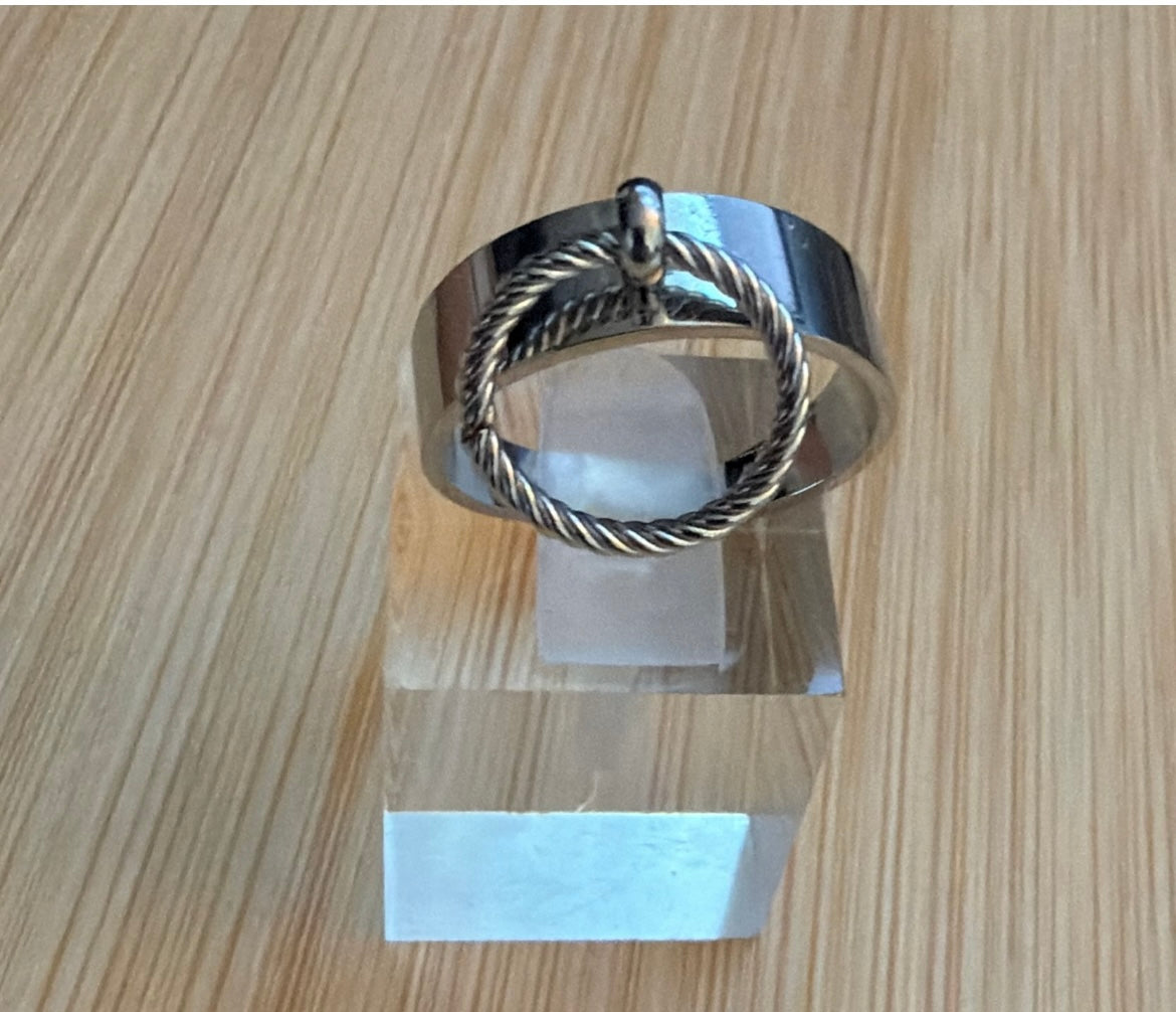 Bague pampille anneau