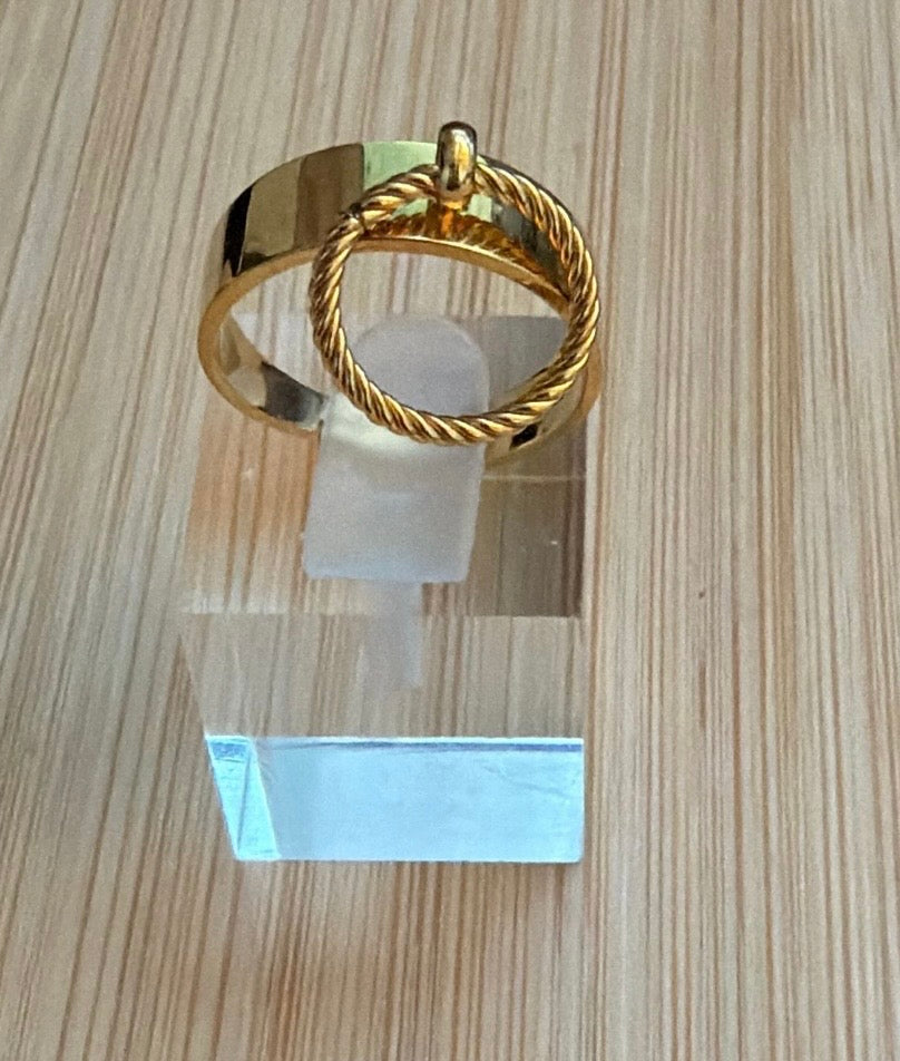 Bague pampille anneau