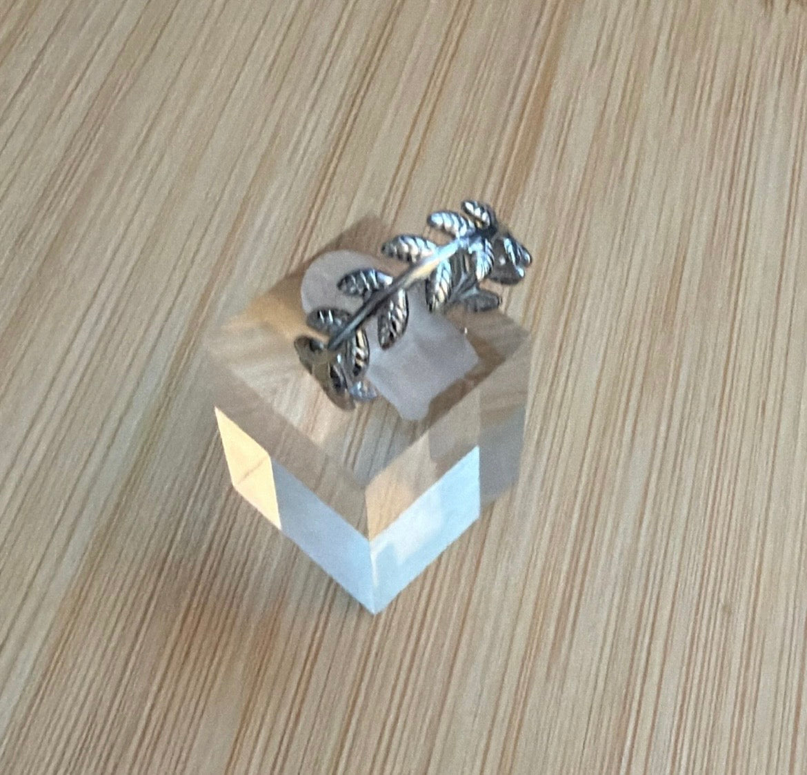 Bague feuillage