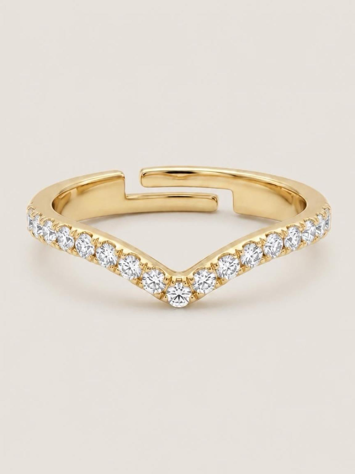 Bague en V