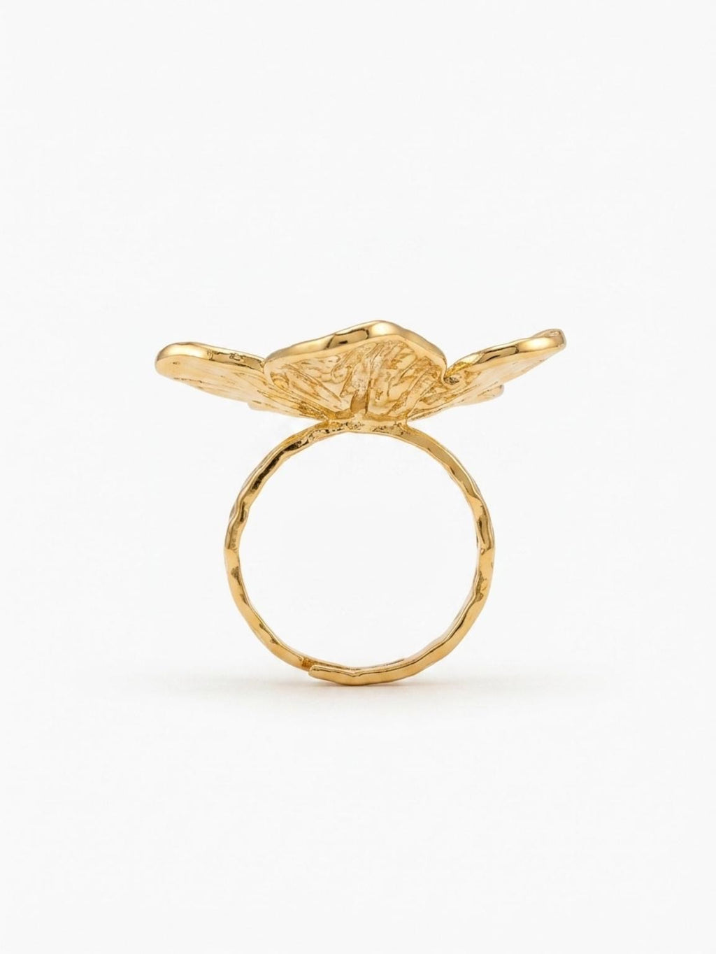 Bague en fleur rayée