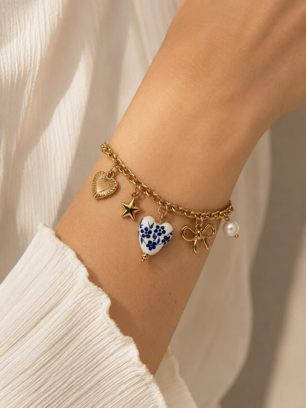Bracelet à breloques Célestine